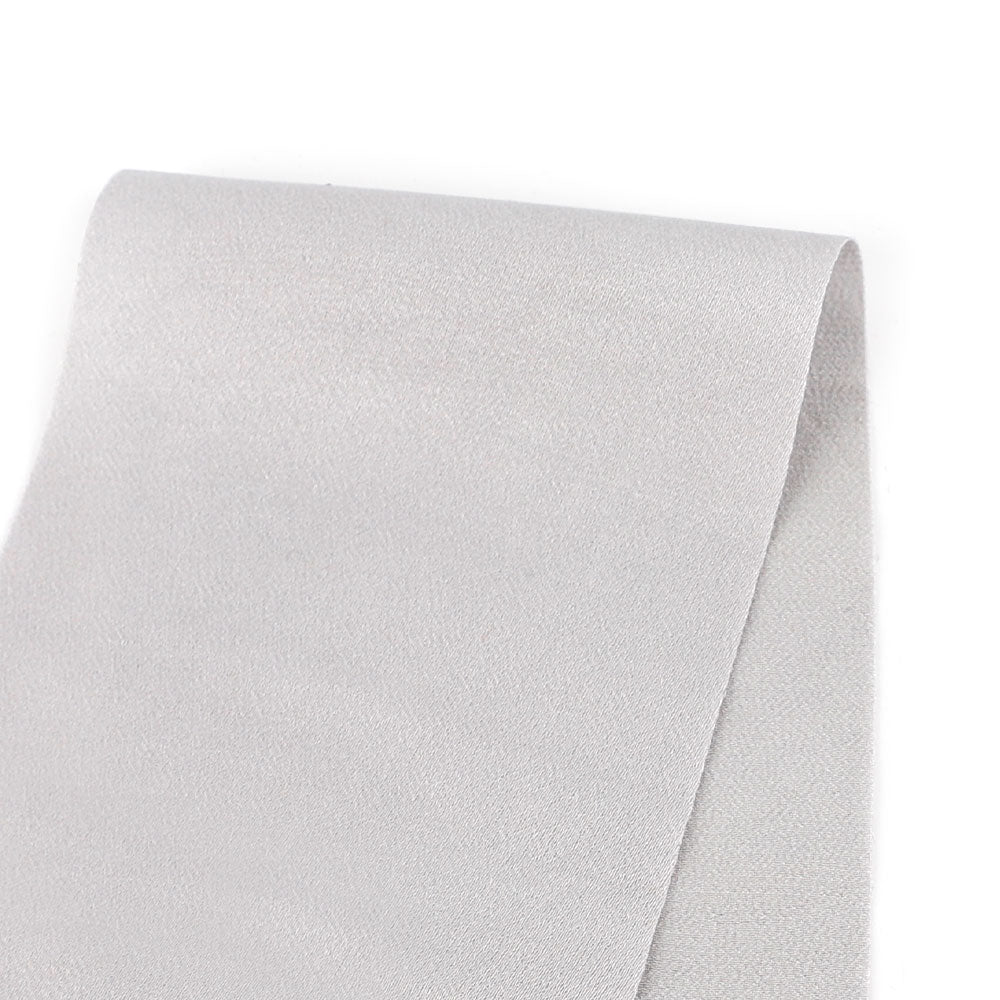 Rayon Crepe Backed Satin - Aluminium