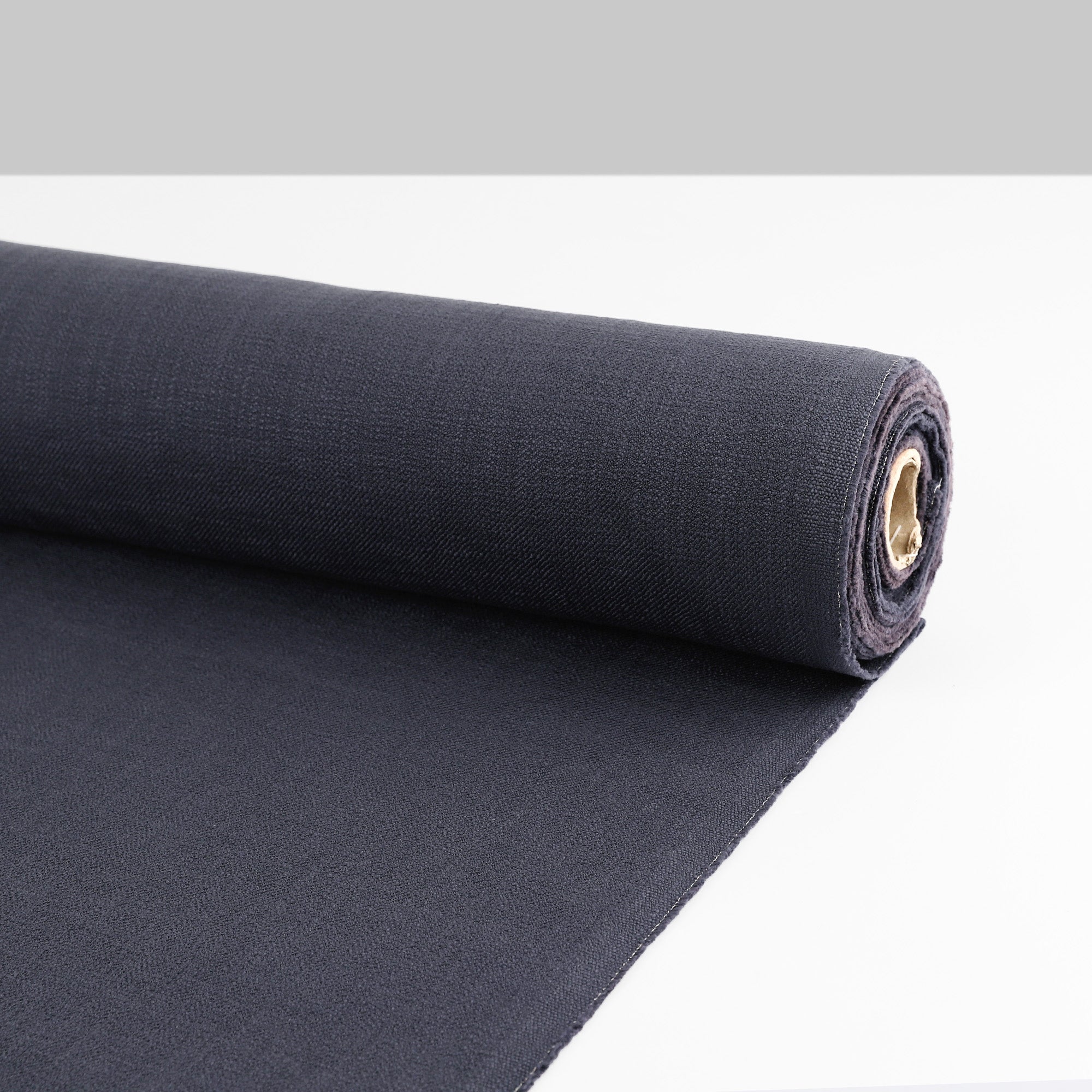 Stretch Slubby Cotton / Poly Twill - Paynes grey