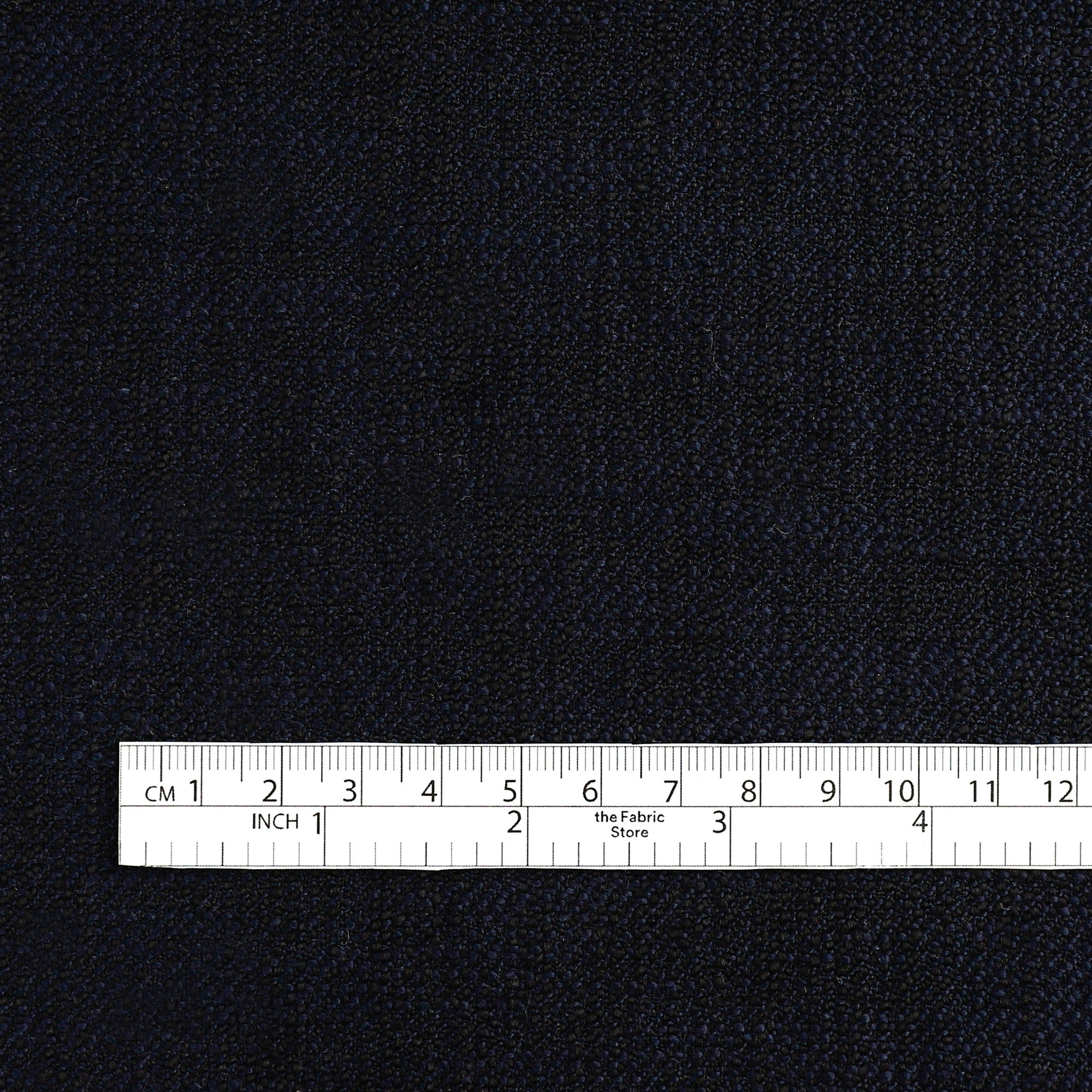 Stretch Slubby Cotton / Poly Twill - Midnight