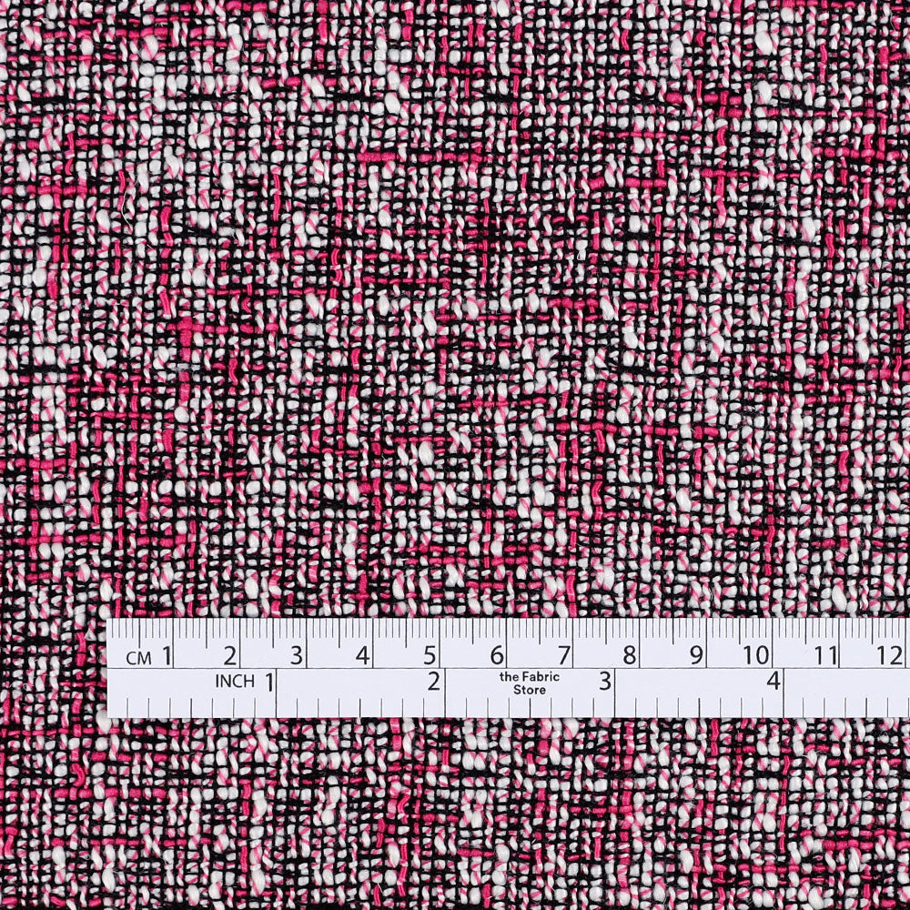 Slubby Poly Tweed - Rhodonite