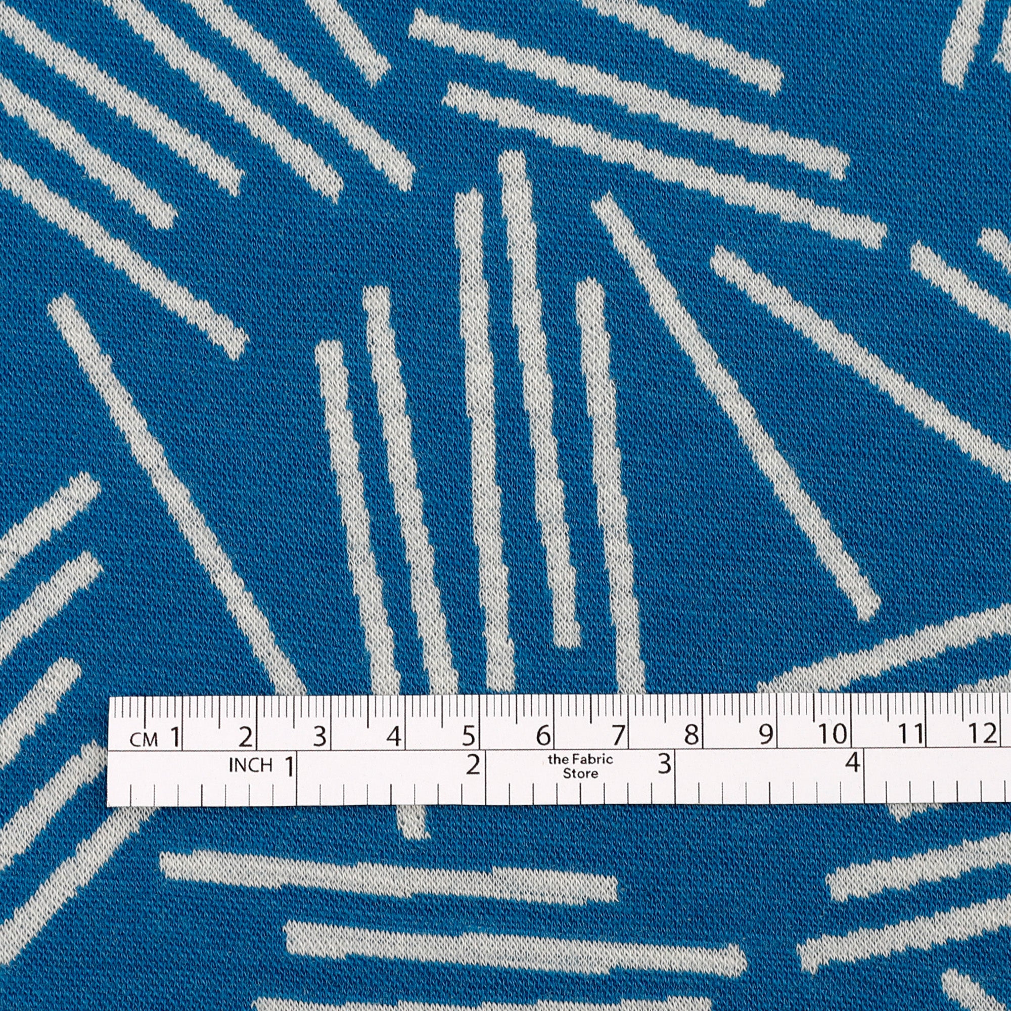 Matchsticks Merino Jacquard - Cerulean Blue