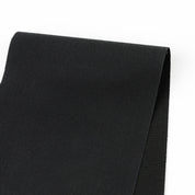 Peached Stretch Cotton Twill - Ebony