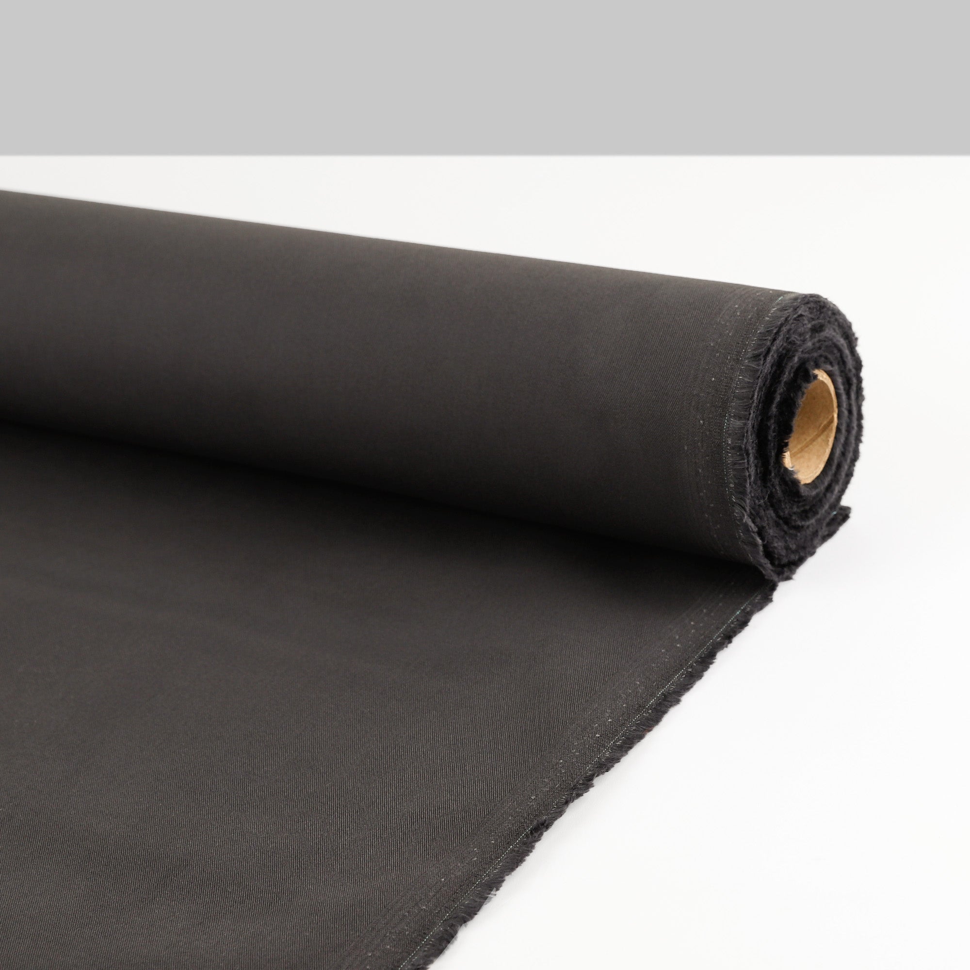 Narrow Stretch Cotton Twill - Shark