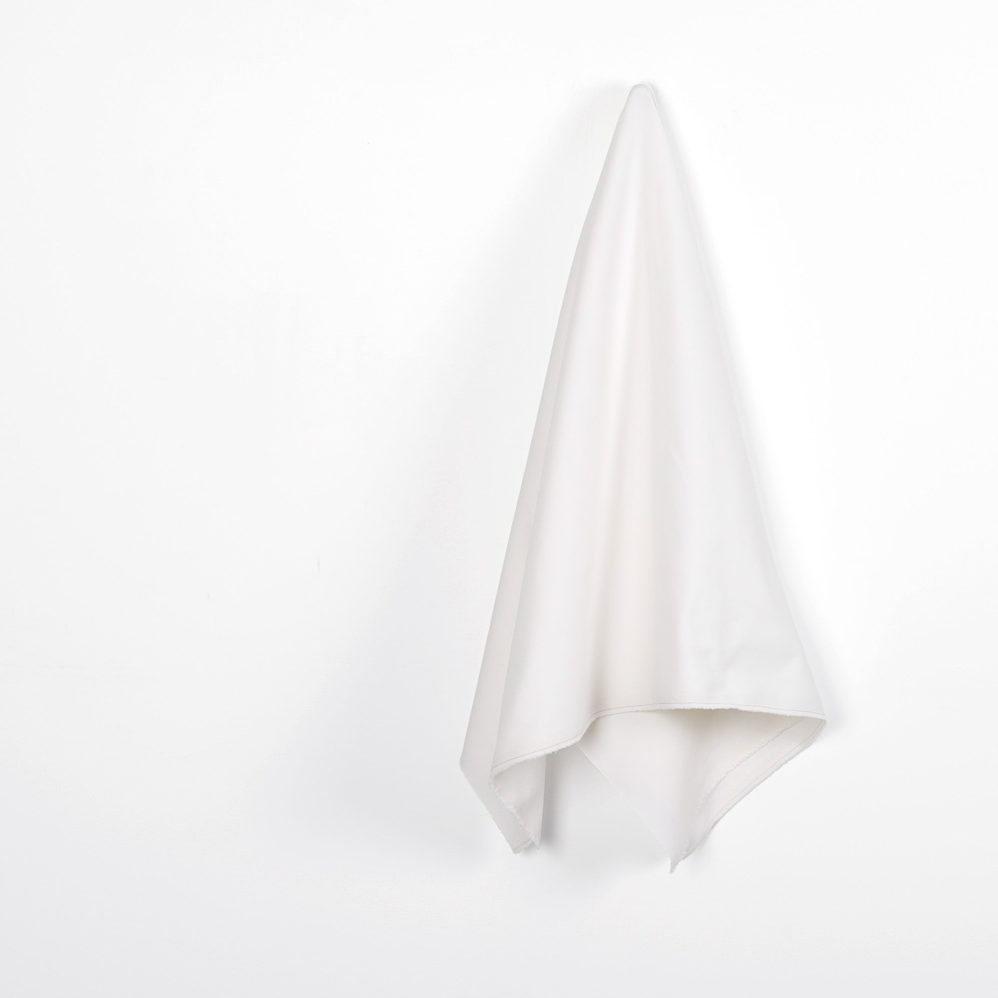 Stretch Cotton Blend Drill - Ivory