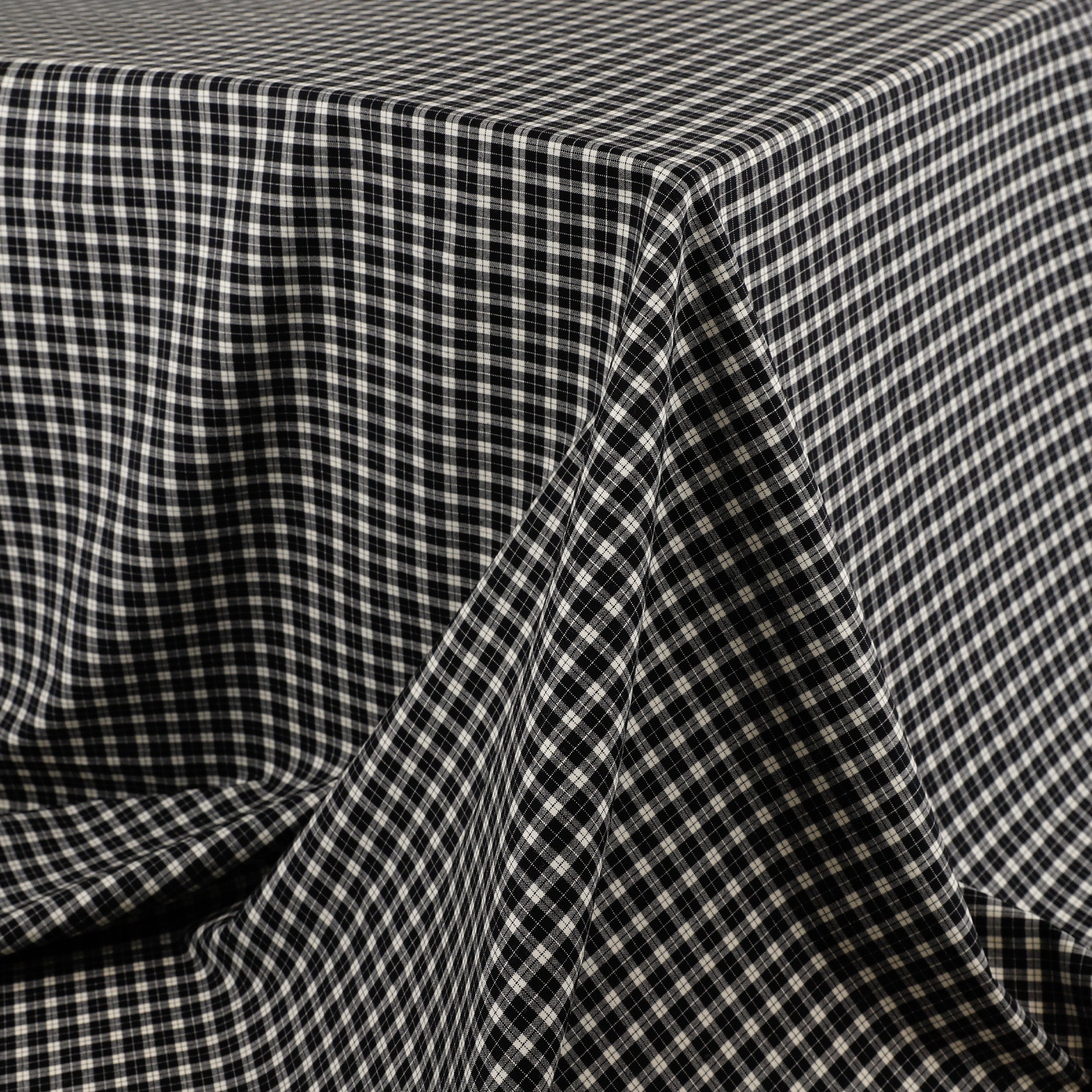 Vintage Plaid Wool - Black