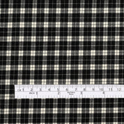 Vintage Plaid Wool - Black