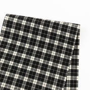 Vintage Plaid Wool - Black
