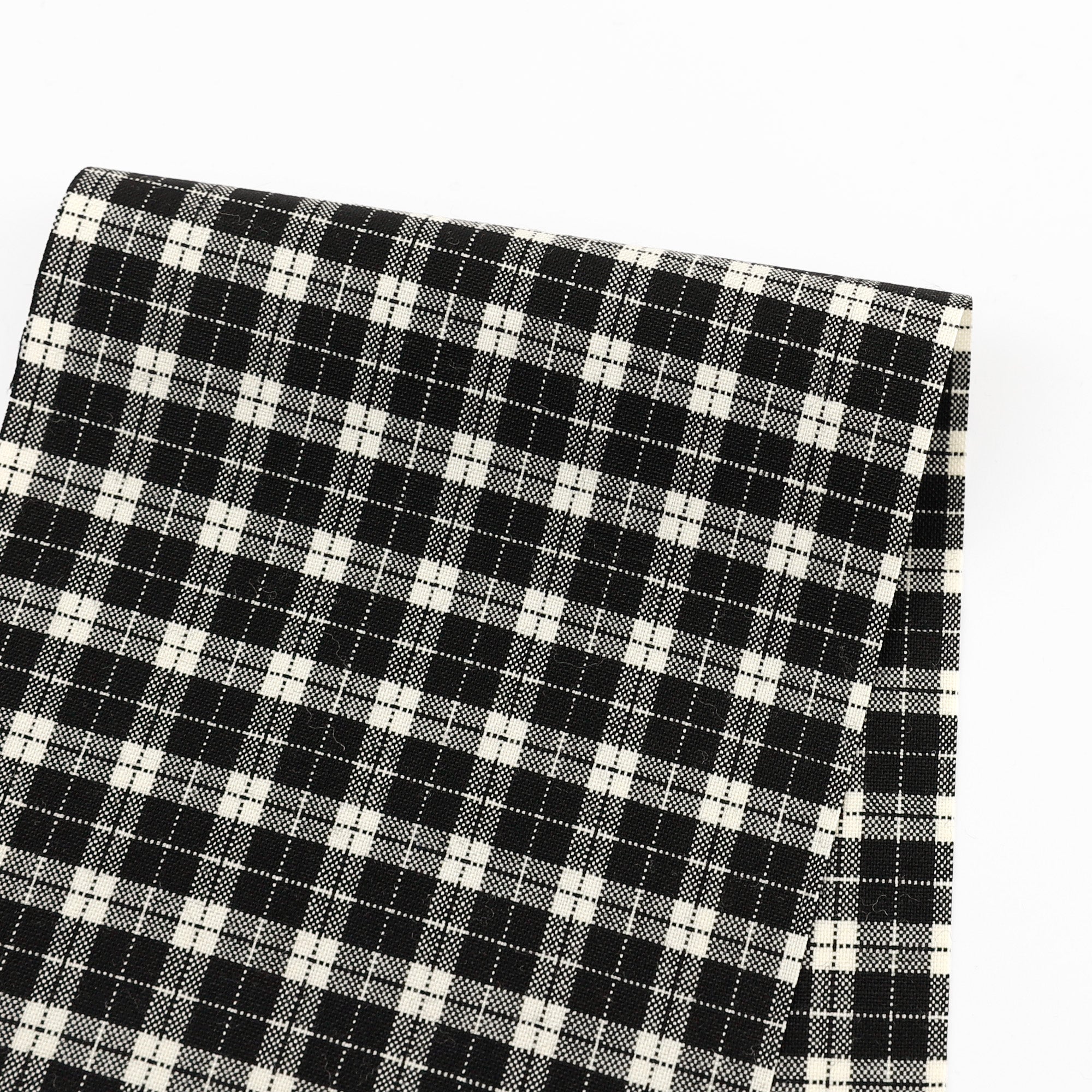 Vintage Plaid Wool - Black