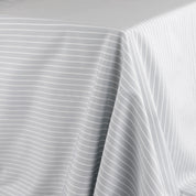 Butchers Stripe Cotton Lawn - Chrome