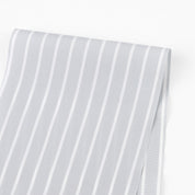 Butchers Stripe Cotton Lawn - Chrome