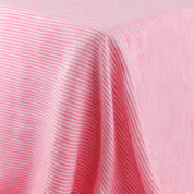 Lightweight Stripe Linen - Gardenia