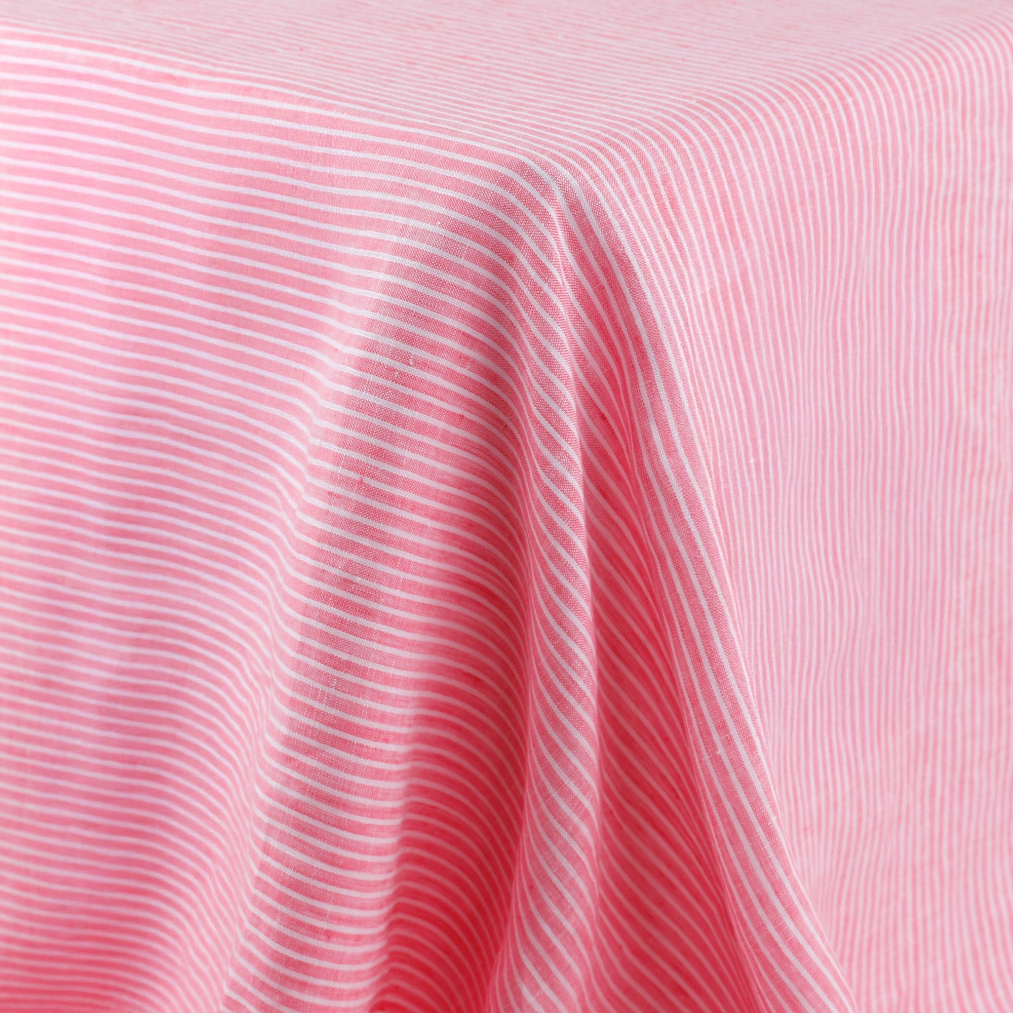 Lightweight Stripe Linen - Gardenia