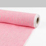 Lightweight Stripe Linen - Gardenia