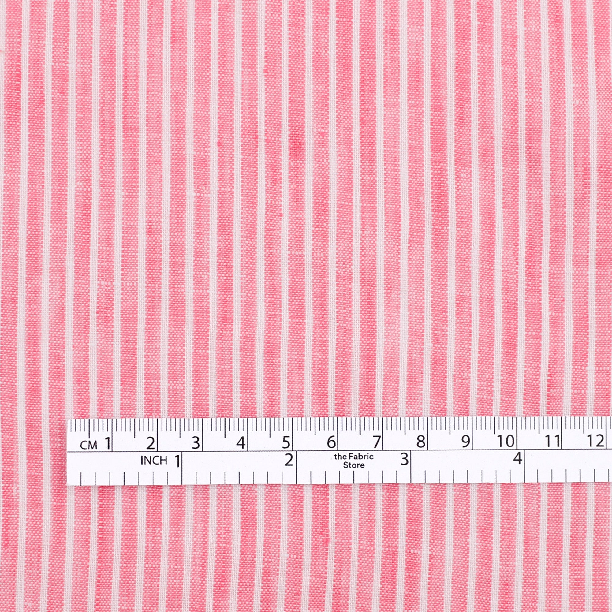 Lightweight Stripe Linen - Gardenia