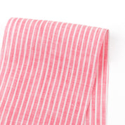 Lightweight Stripe Linen - Gardenia
