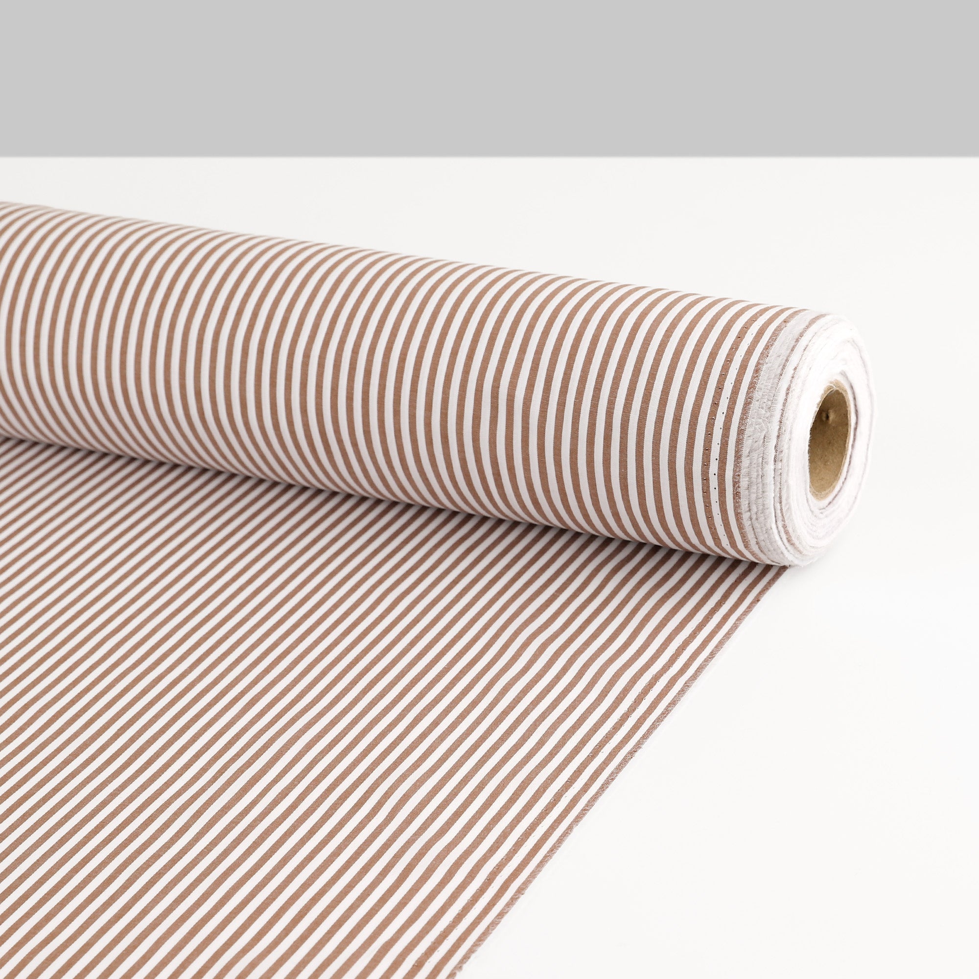 Candy Stripe Cotton - Hot Choc