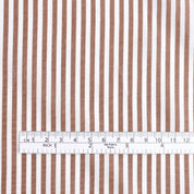 Candy Stripe Cotton - Hot Choc