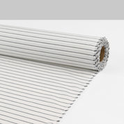 Weft Stripe Cotton Shirting - White