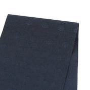 Stretch Cotton Spot Sateen - Navy