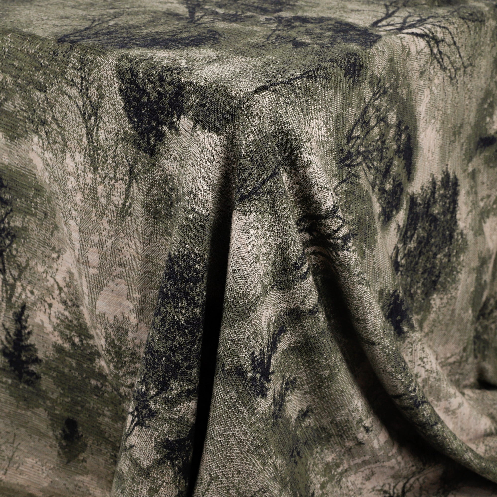 Winter Trees Merino Jacquard - Forest