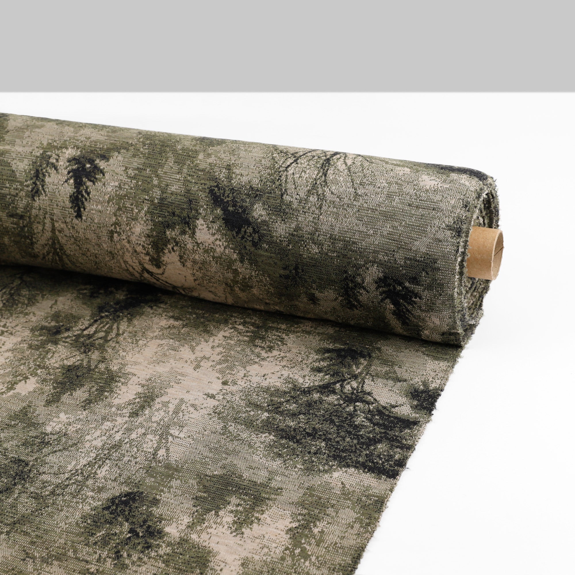 Winter Trees Merino Jacquard - Forest