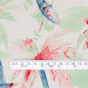 Watercolour Palm Rayon Challis - Mint