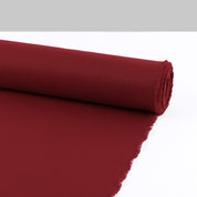 Stretch Wool Blend Twill - Oxblood