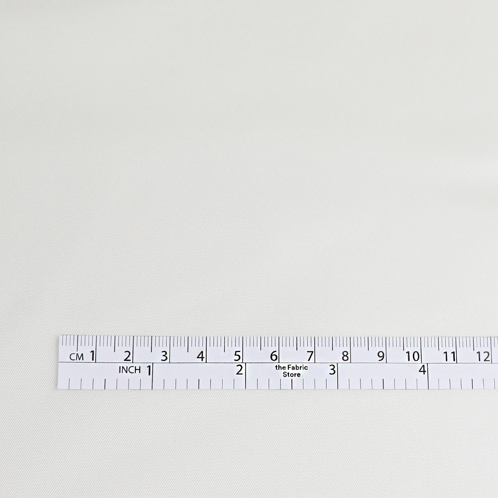 Narrow Silk Twill - Ivory