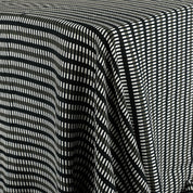 Shadow Grid Viscose Crepe - Black