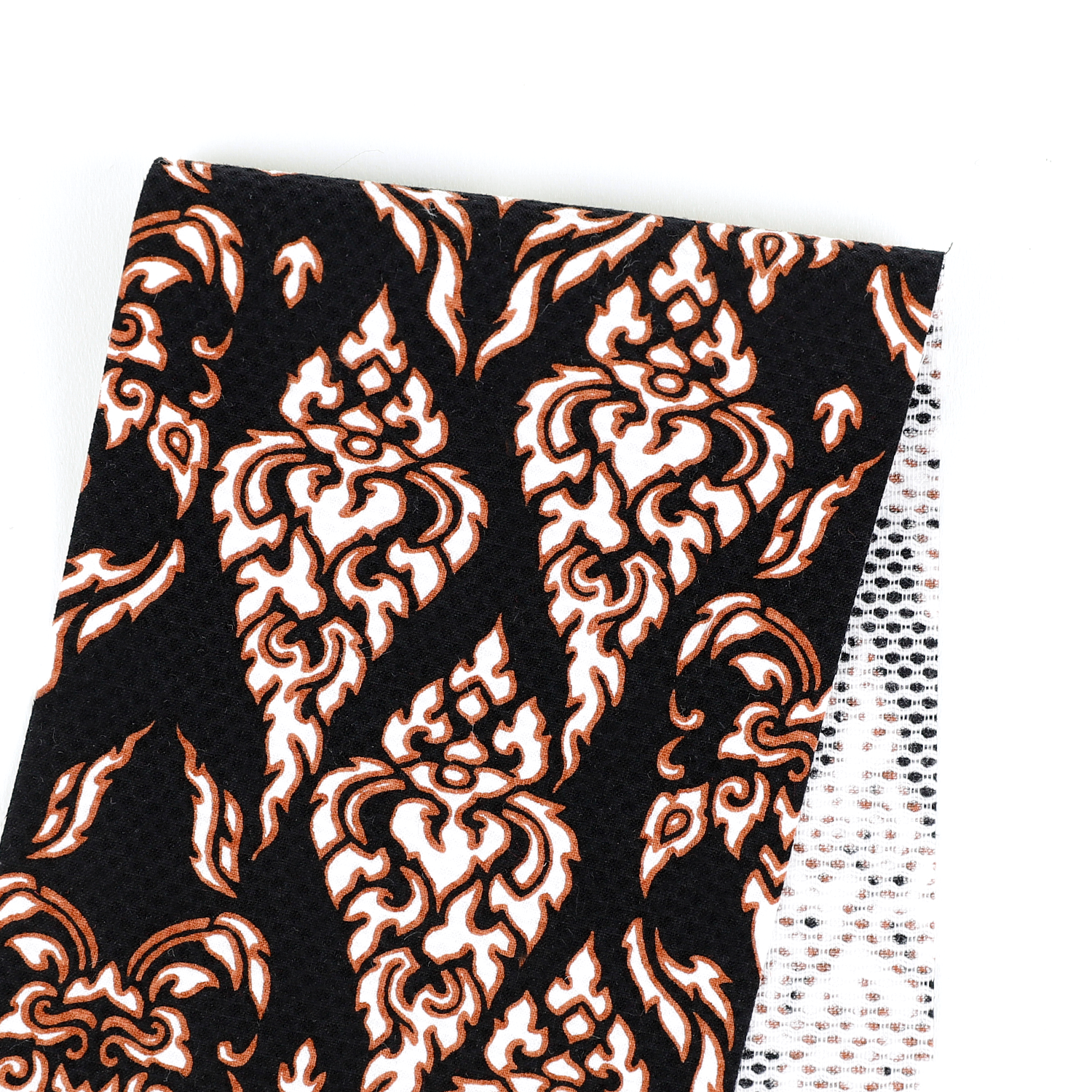 Wallpaper Stretch Cotton Suiting - Black