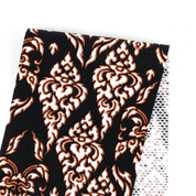 Wallpaper Stretch Cotton Suiting - Black