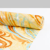 Wave Print Bouquet Devore - Yellow