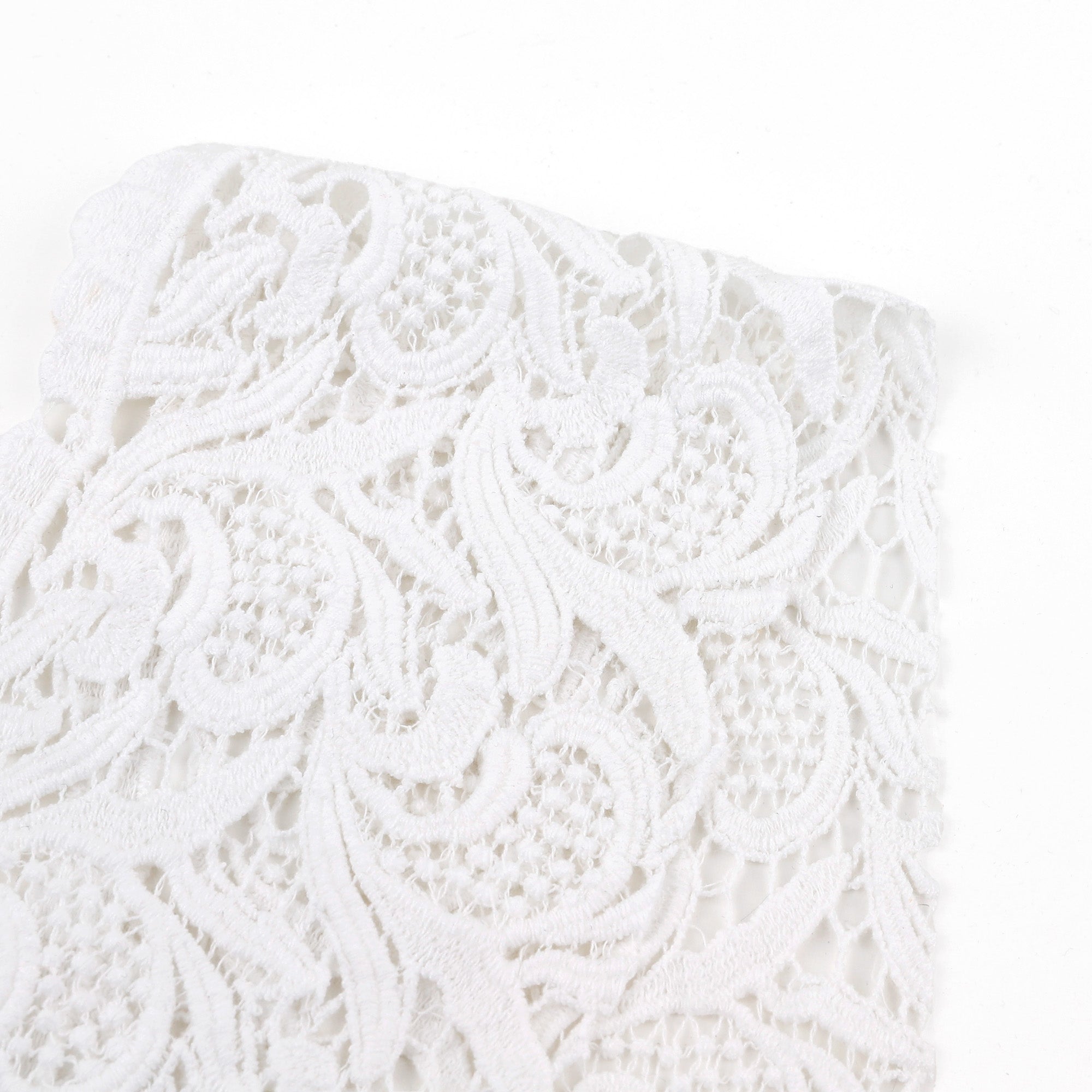 Guipure Cotton Lace - White