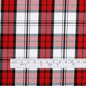 Classic Cotton Plaid - Red / White