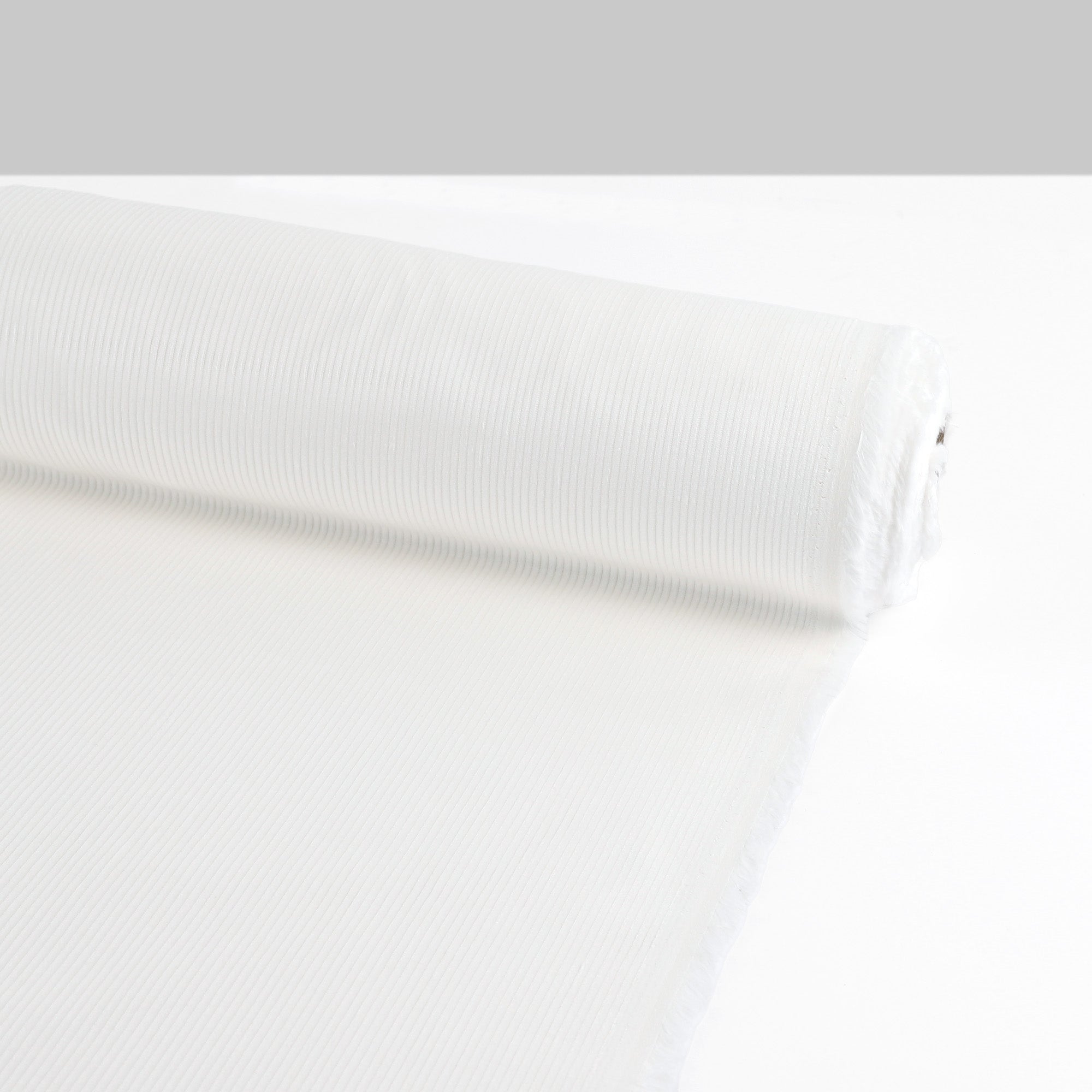 Stretch Cotton Corduroy - White
