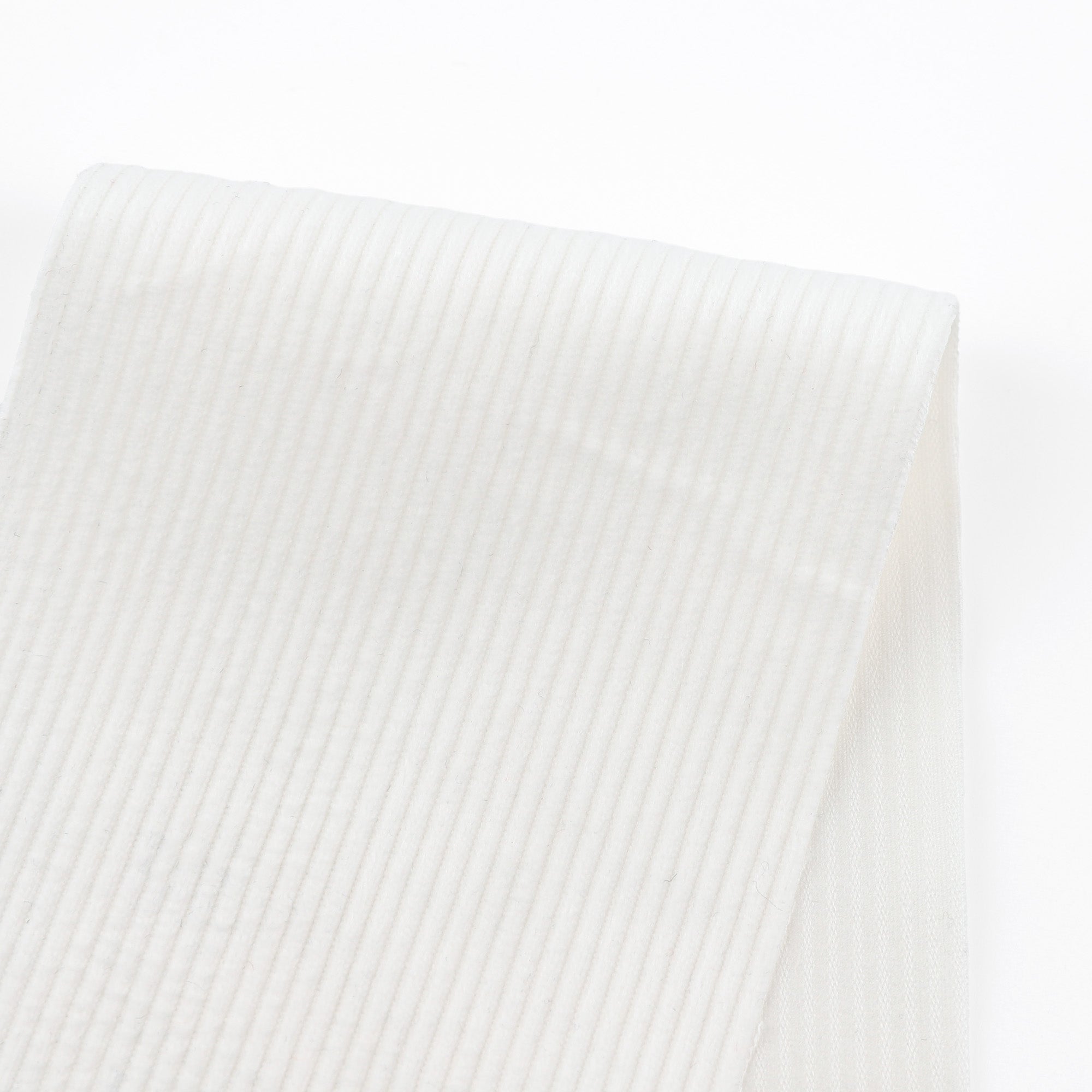 Stretch Cotton Corduroy - White