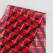 Zig Zag Stripe Silk Georgette - Hot Pink