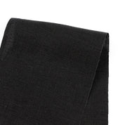 Plain Weave Midweight Linen - Black