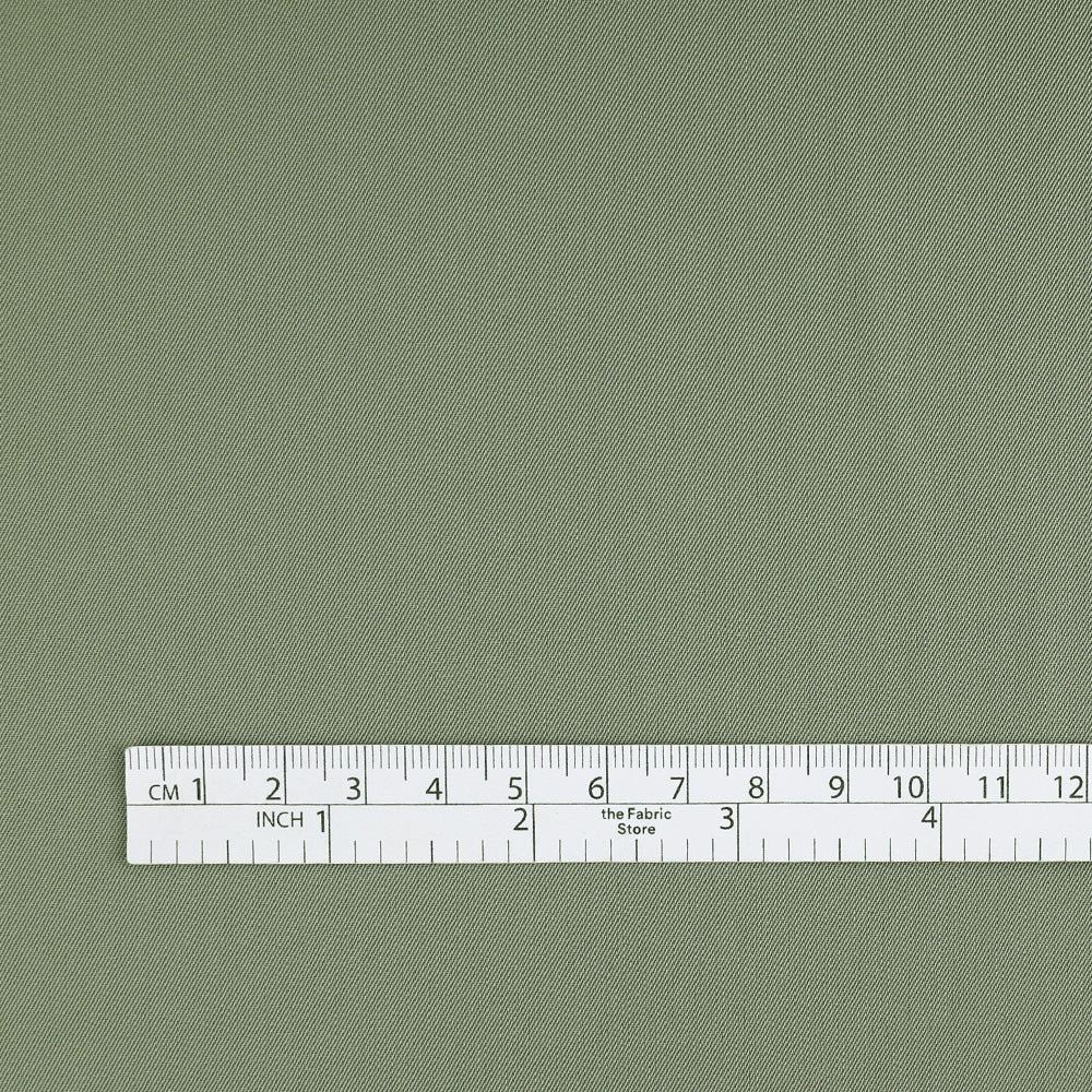 Triacetate / Poly Twill - Laurel Green