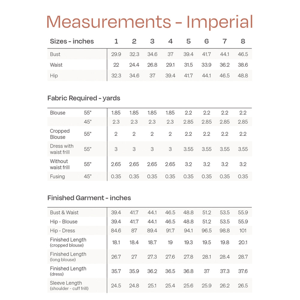 Papercut Pattern - Ashling Blouse / Dress