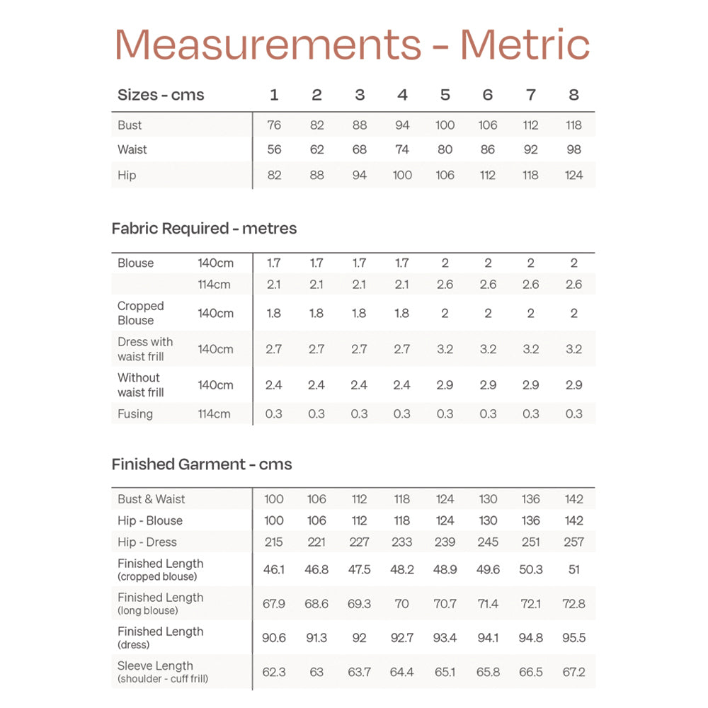 Papercut Pattern - Ashling Blouse / Dress