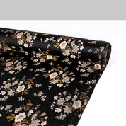 Lilly Satin Jacquard - Black / Rose Gold