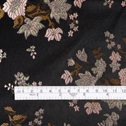 Lilly Satin Jacquard - Black / Rose Gold