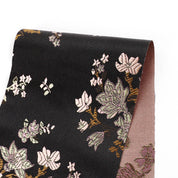 Lilly Satin Jacquard - Black / Rose Gold