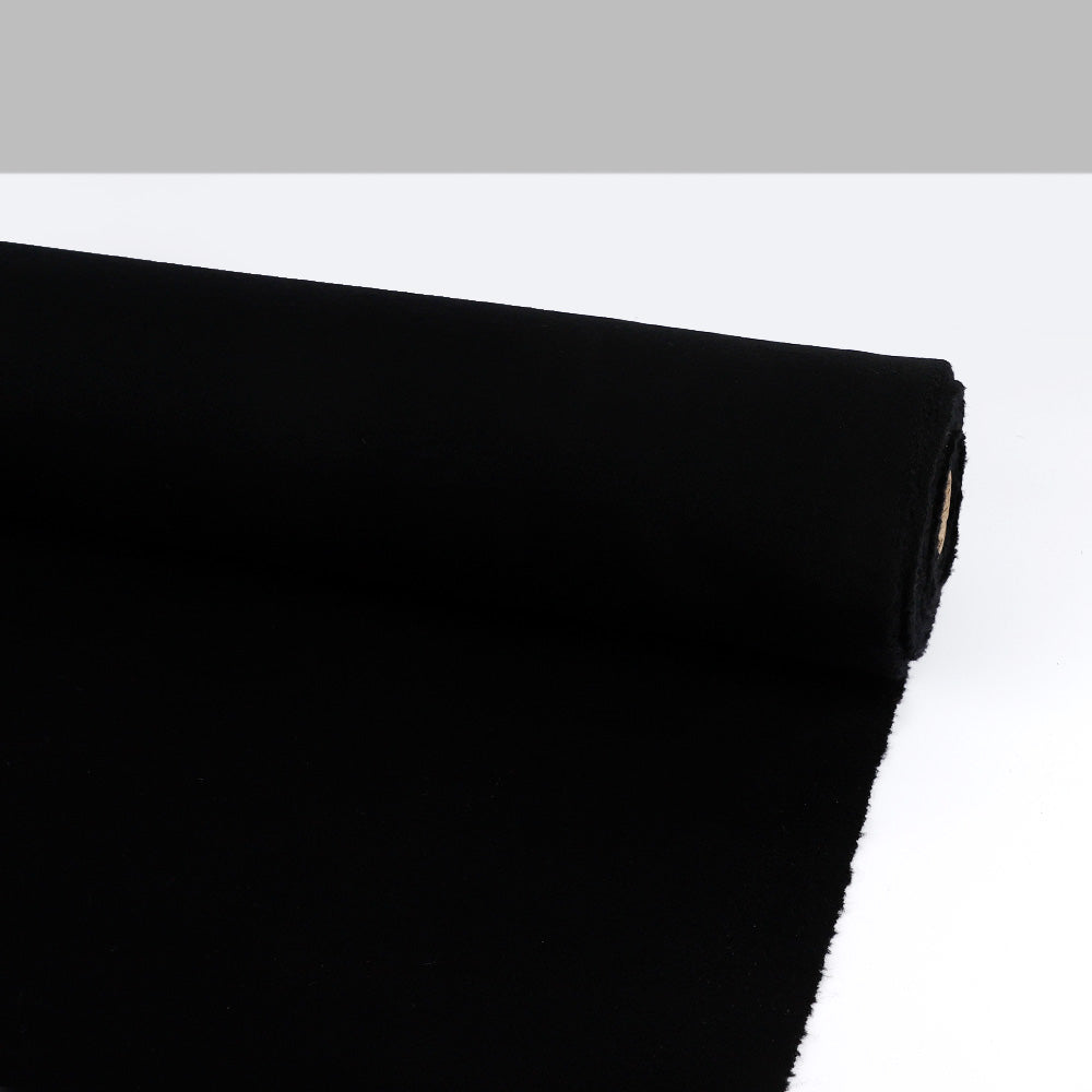 Heavyweight Merino Boucle - Black