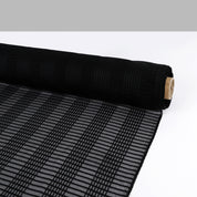 Sheer Check Silk - Black