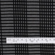 Sheer Check Silk - Black