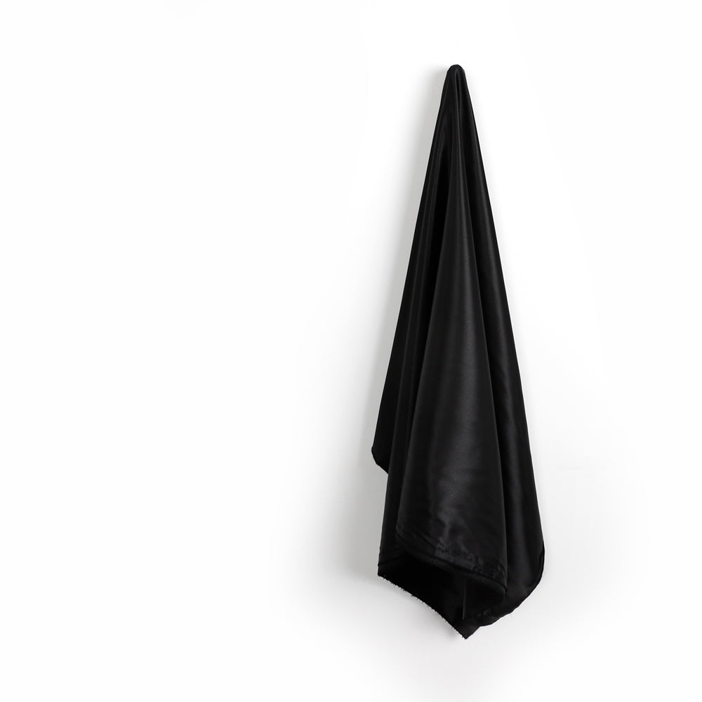 Poly Satin Lining - Black