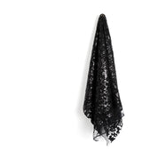 Floral Sequin Lace - Black