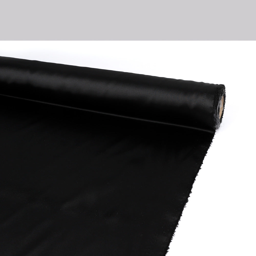 Poly Satin Lining - Black